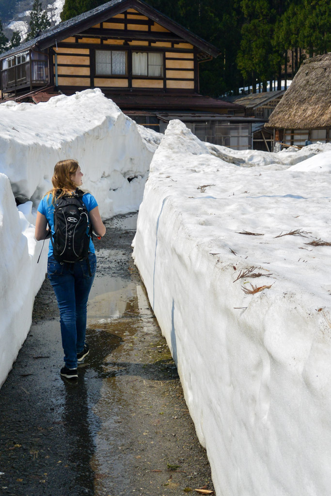 Kim in Shirakawa-go, Takayama in Japan
