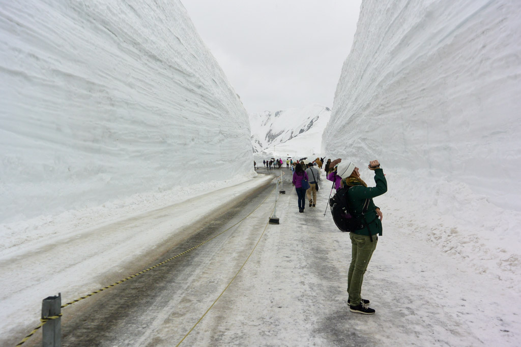 Alpine route in Japan