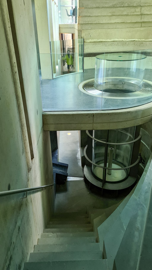 Floors at Domenig Steinhaus in Austria