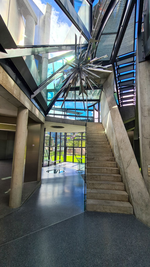 Hallway of Domenig Steinhaus in Austria