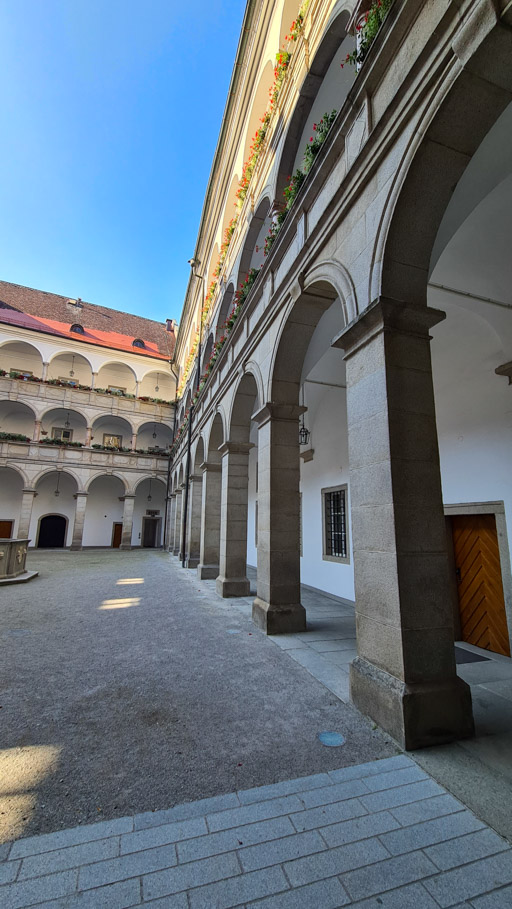 Landhaus courtyard in Linz, Austria