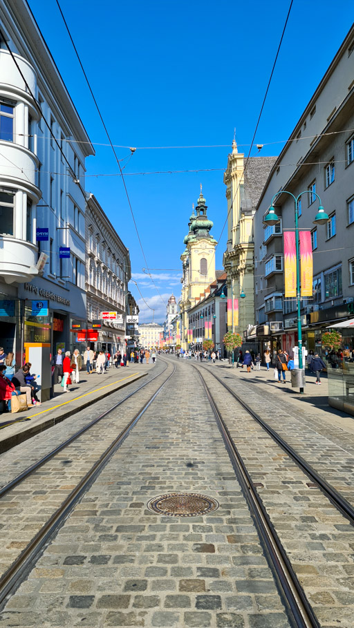 Landstrasse in Linz, Austria