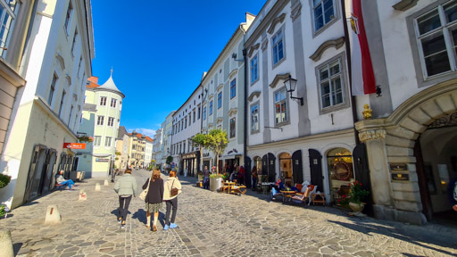 Old Town in Linz, Austria