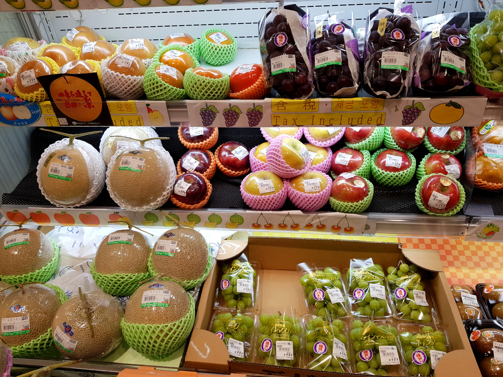 Fruit at Hakata Station in Fukuoka, Japan