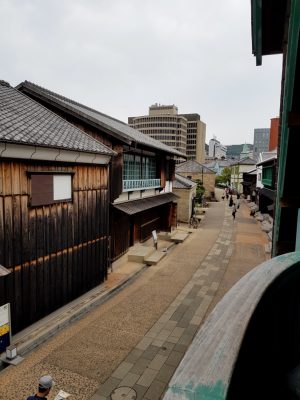 Dejima in Nagasaki on Kyushu Island in Japan