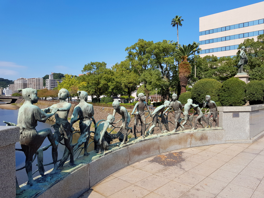 Sculpture in Kagoshima on Kyushu Island in Japan