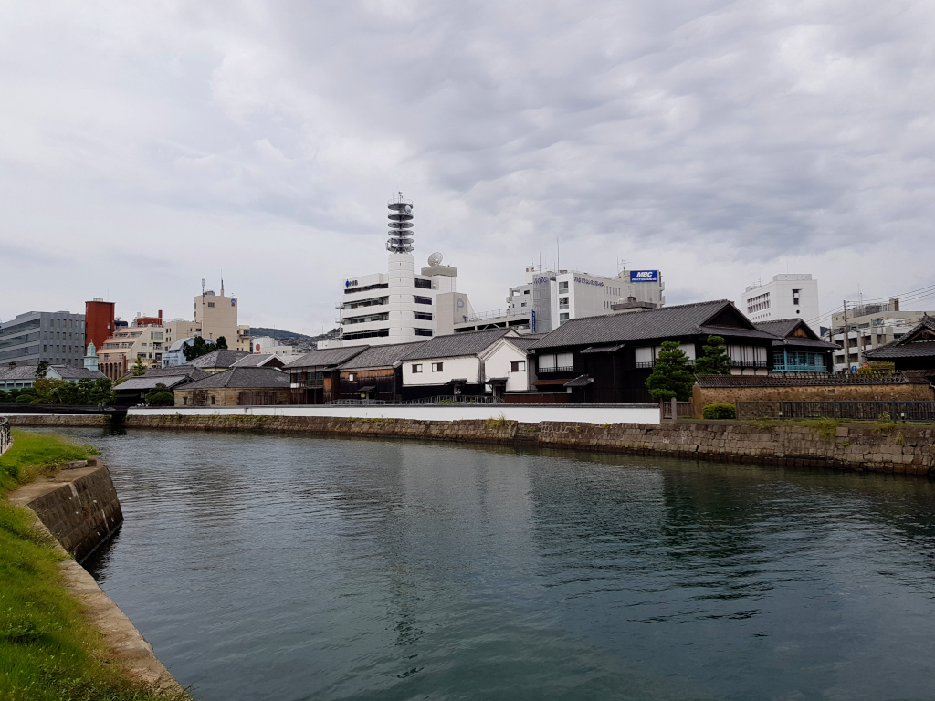 Dejima in Nagasaki on Kyushu Island in Japan
