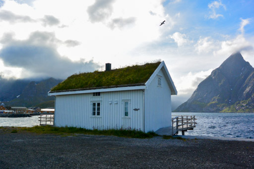 Toppøy Rorbuer in the Lofoten Islands in Norway