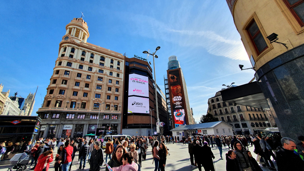 Callao area in Madrid, Spain