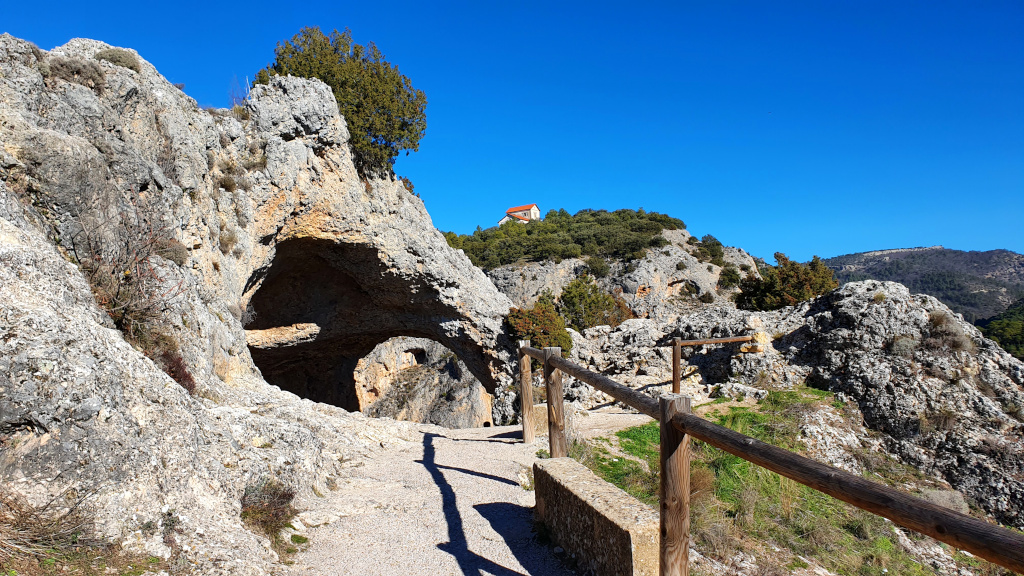 Devil's window as part of the Cuenca day trip from Madrid, Spain