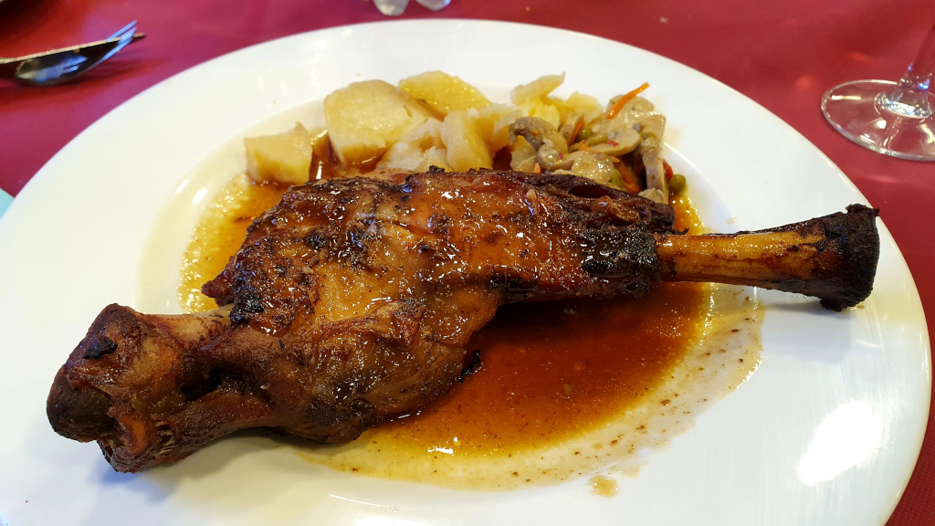 Lunch during the Cuenca day trip from Madrid, Spain