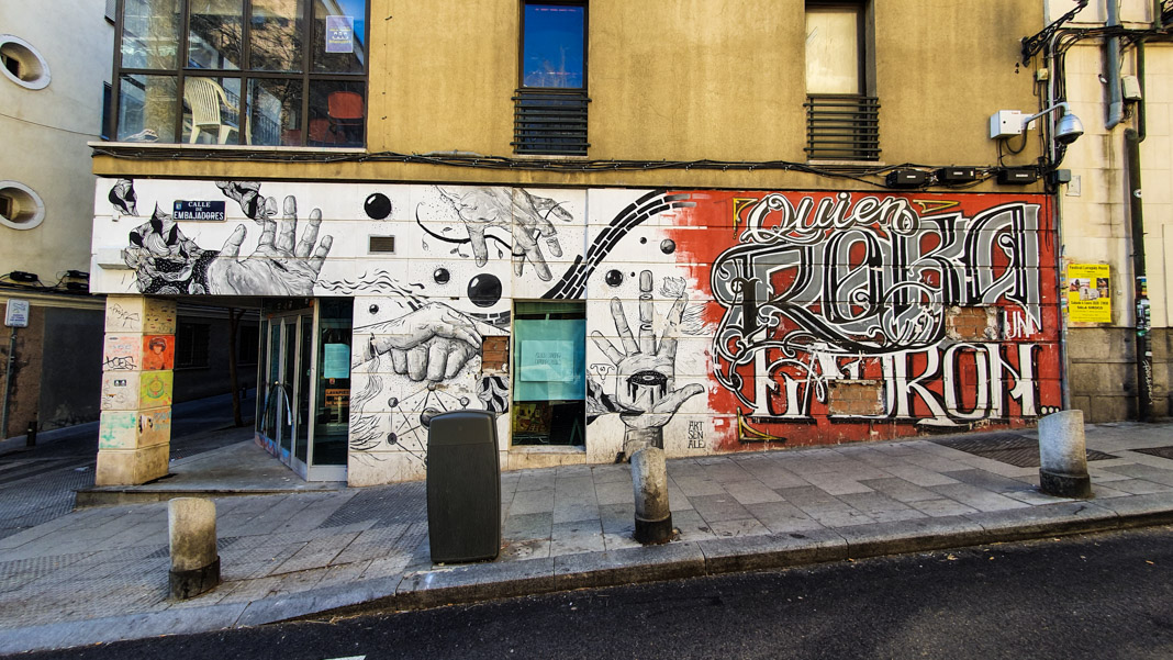 Best street art in Madrid, Spain