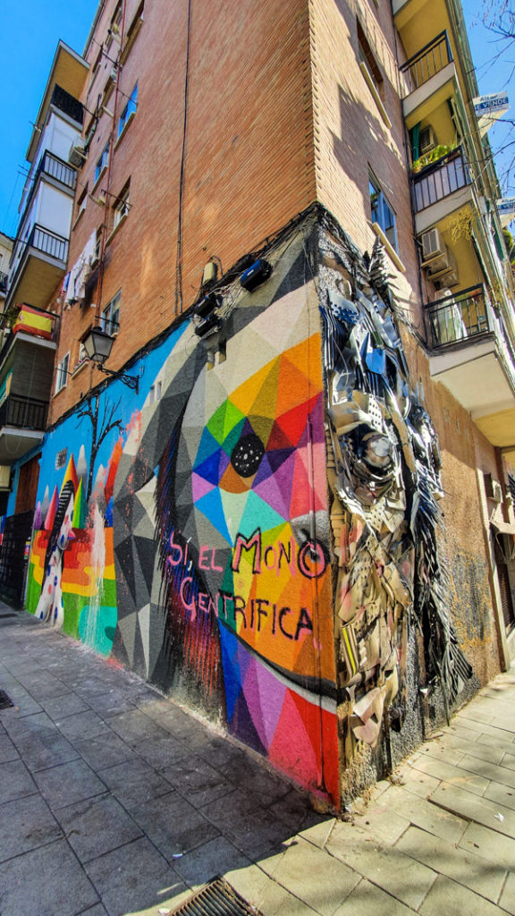 Best street art in Madrid, Spain