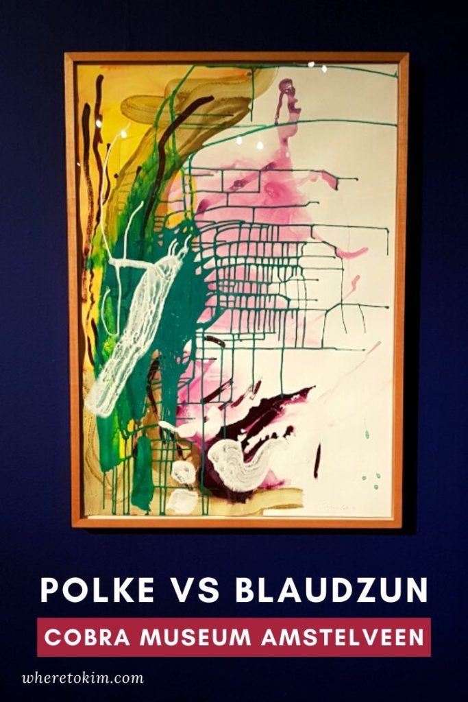 Polke vs Blaudzun tentoonstelling bij het Cobra Museum Amstelveen