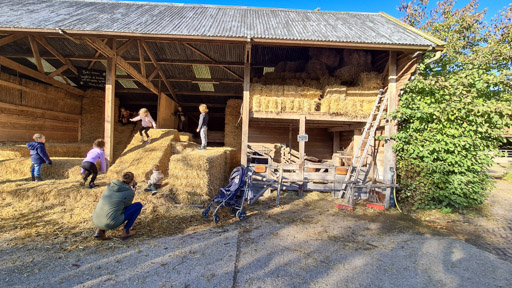 Hay barn at Boerderij 't Geertje - Netherlands farm