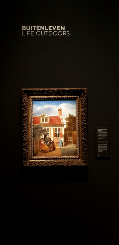 Pieter de Hooch exhibition in Museum Prinsenhof Delft in the Netherlands