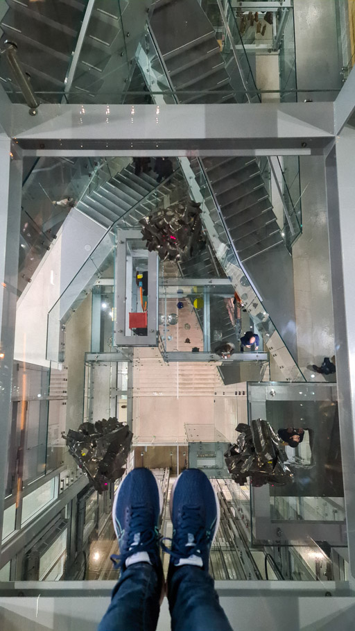 Boijmans van Beuningen Depot transparent floor