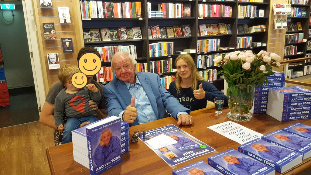 Signeersessie Aad van Toor