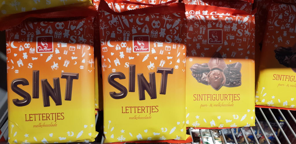 Chocolate figures - Sinterklaas and Black Peet festival in the Netherlands