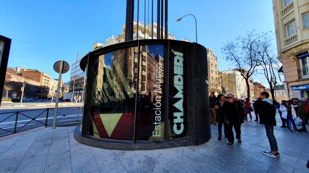 Andén 0 Chamberí subway museum in Madrid, Spain