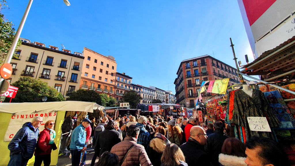 El Rastro in Madrid, Spain
