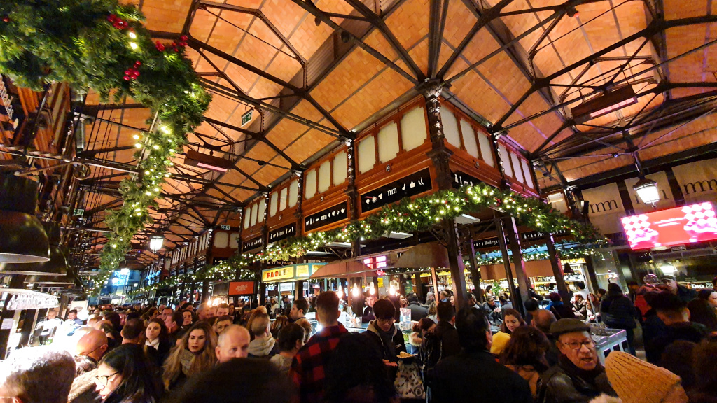 Mercado de San Miguel in Madrid, Spain
