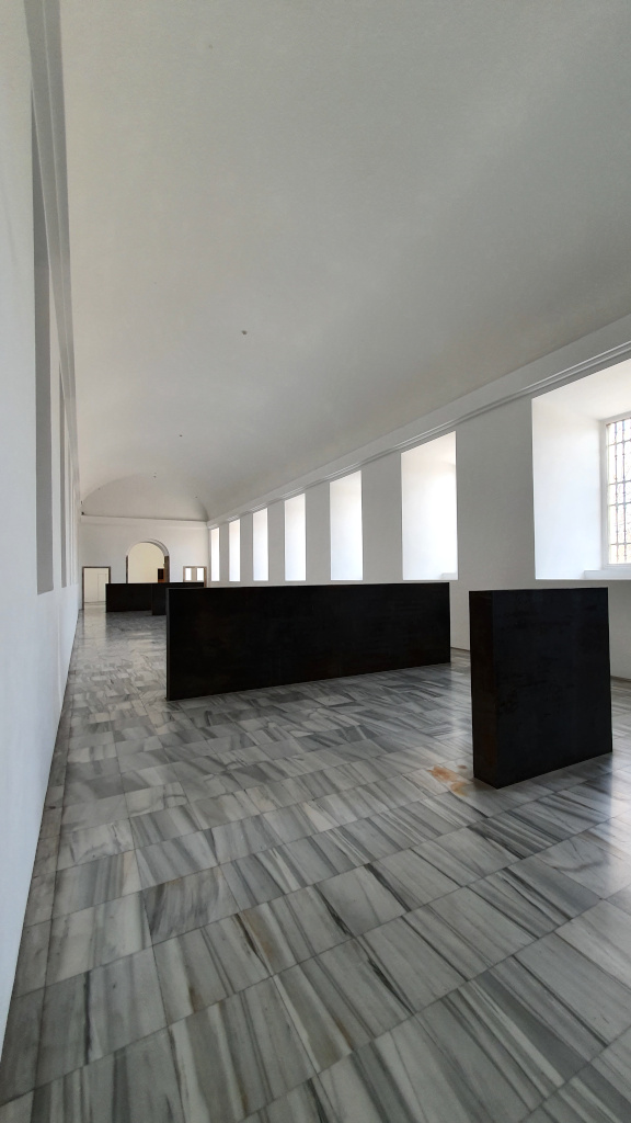 Richard Serra art at Museo Reina Sofia in Madrid, Spain
