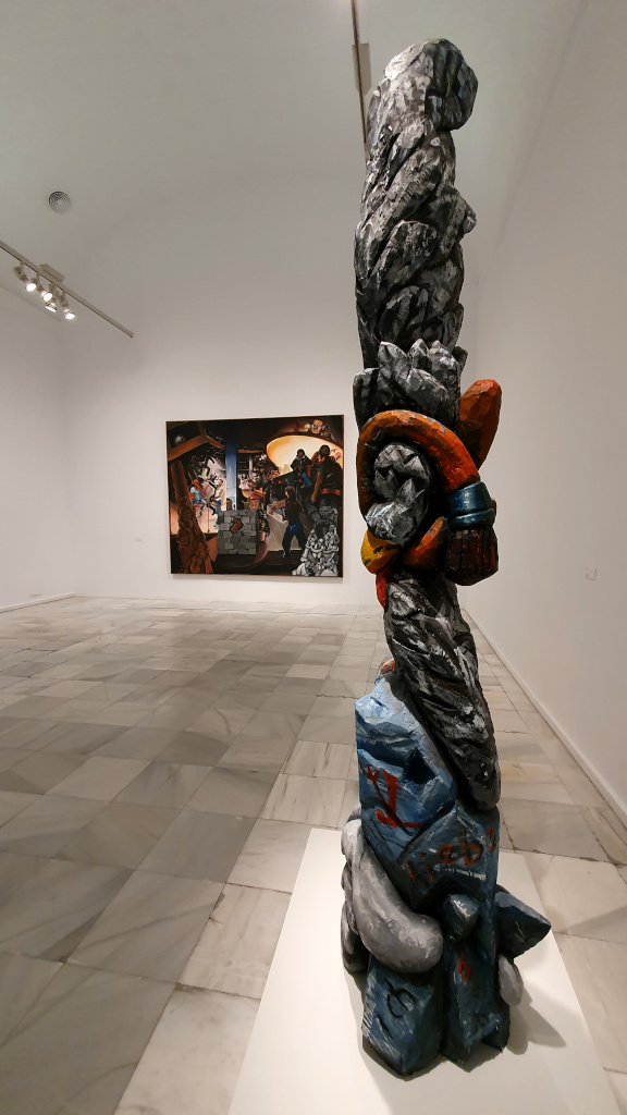 Art at Museo Reina Sofia in Madrid, Spain